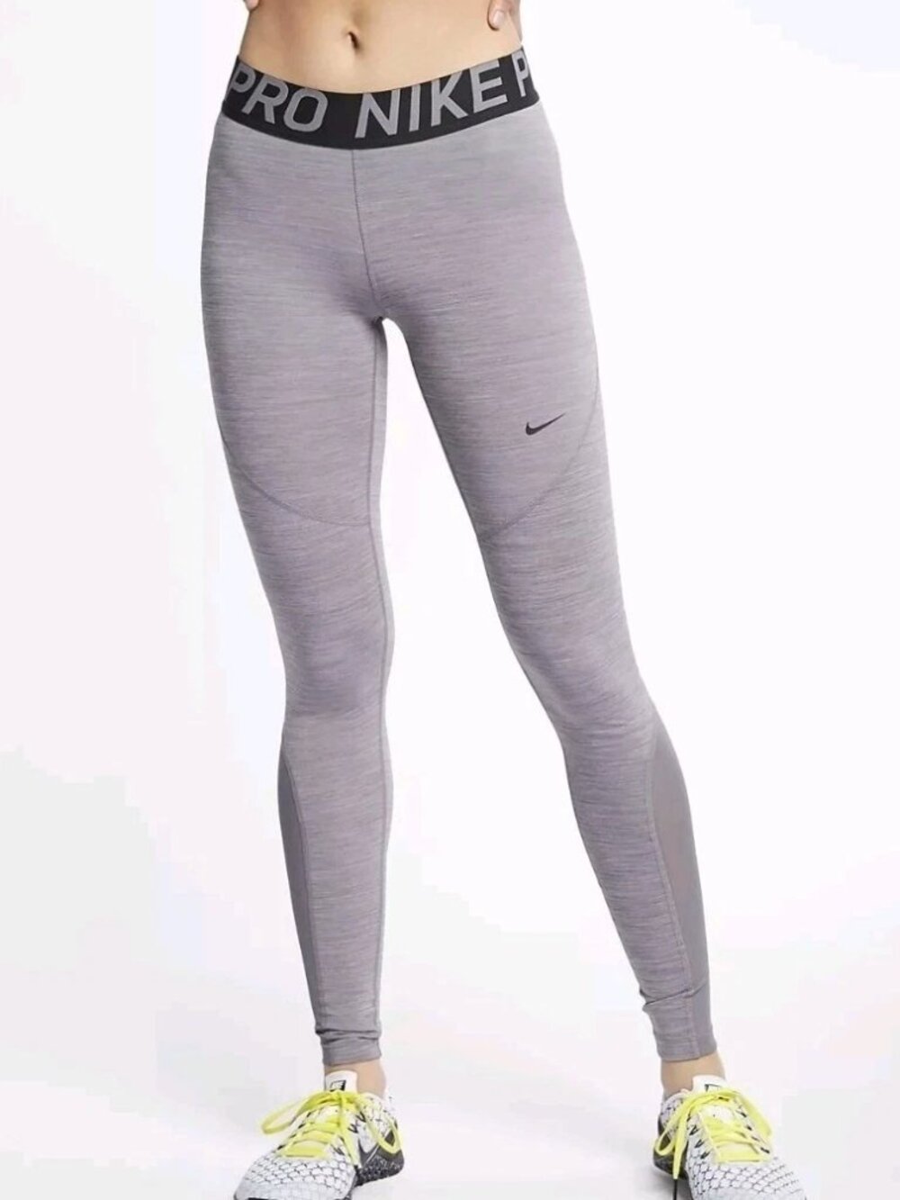 New Nike Pro Dri-FIT Training Leggings Tights Women's Size XS gray
